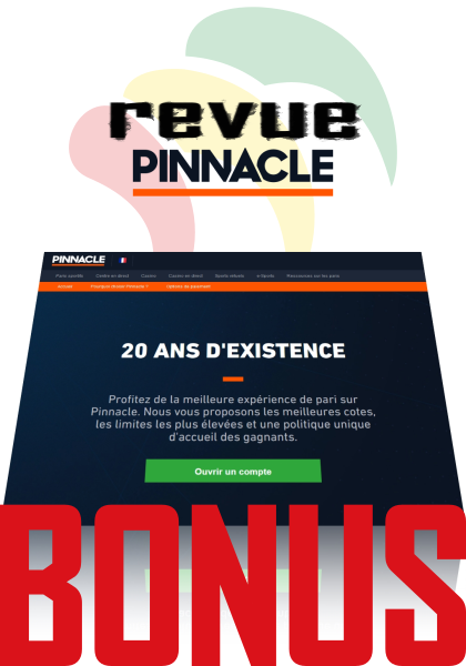 L'offre de bienvenue de Pinnacle